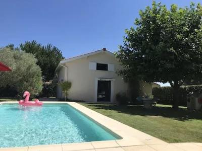 L Escale Girondine Avec Son Spa, Son Sauna Et Sa Piscine Privative La Lande-de-Fronsac Exterior foto